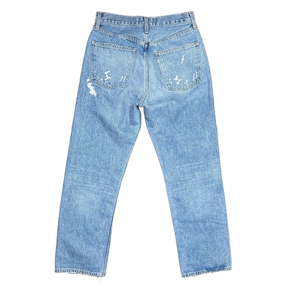 Agolde Women's Straight Leg Jeans - Light Blue - Picture 4 of 10